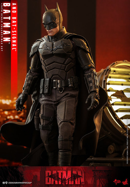The Batman: Batman - Deluxe und Bat-Signal, 1/6 Figur von Hot Toys