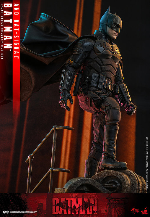 The Batman: Batman - Deluxe und Bat-Signal, 1/6 Figur von Hot Toys