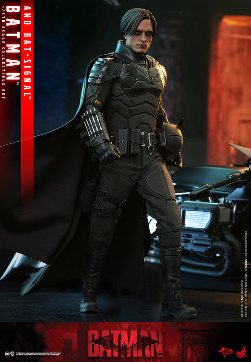 The Batman: Batman - Deluxe und Bat-Signal, 1/6 Figur von Hot Toys