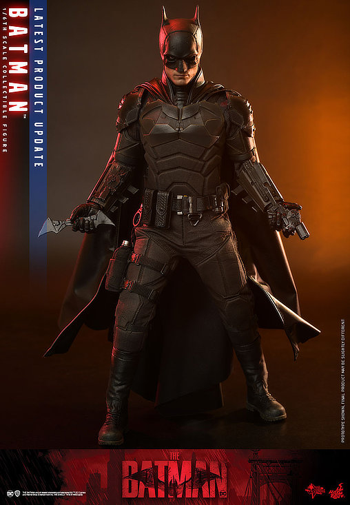 The Batman: Batman - Deluxe und Bat-Signal, 1/6 Figur von Hot Toys