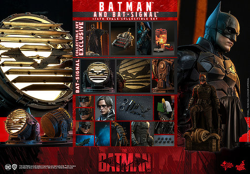 The Batman: Batman - Deluxe und Bat-Signal, 1/6 Figur von Hot Toys