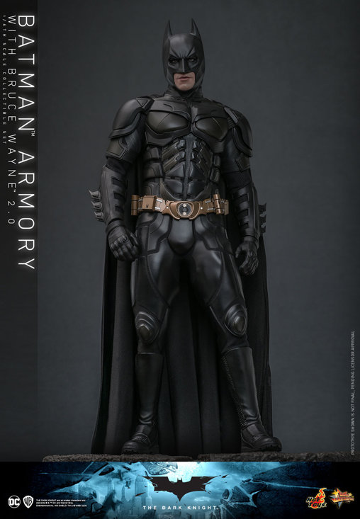 Batman - The Dark Knight: Batman Armory with Bruce Wayne - 2.0, 1/6 Figur von Hot Toys