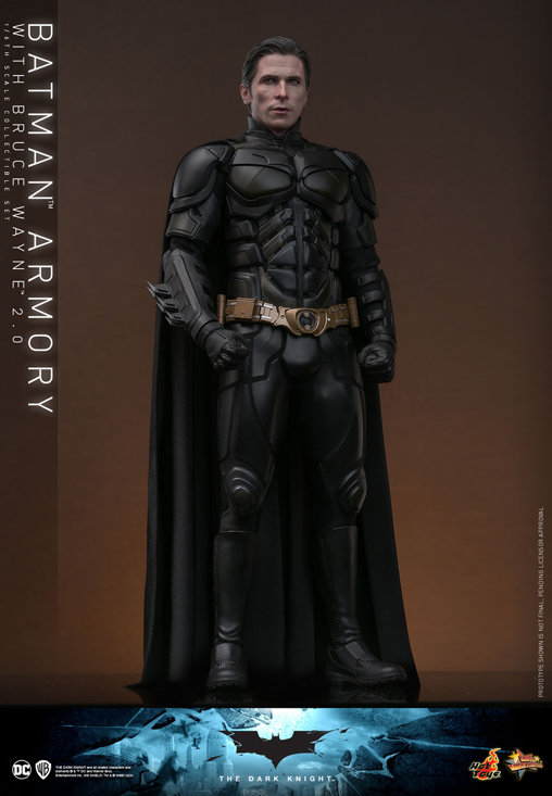 Batman - The Dark Knight: Batman Armory with Bruce Wayne - 2.0, 1/6 Figur von Hot Toys