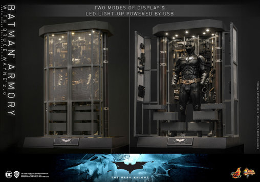 Batman - The Dark Knight: Batman Armory with Bruce Wayne - 2.0, 1/6 Figur von Hot Toys