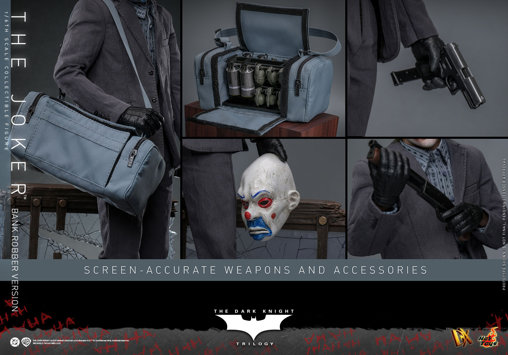 Batman - The Dark Knight: The Joker - Bank Robber Version, 1/6 Figur von Hot Toys