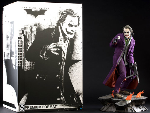 Batman - The Dark Knight: The Joker, Premium Format Figur von Sideshow