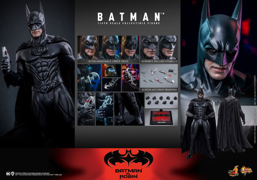 Batman und Robin: Batman, 1/6 Figur von Hot Toys