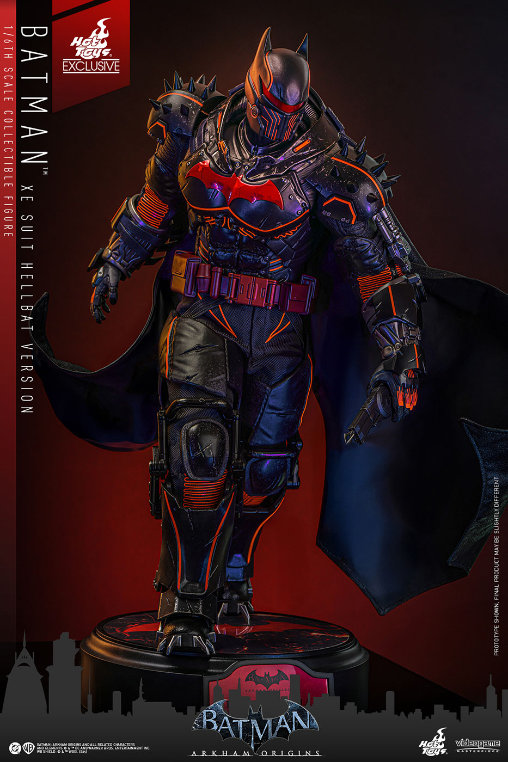 Batman - Arkham Origins: Batman - XE Suit Hellbat Version, 1/6 Figur von Hot Toys