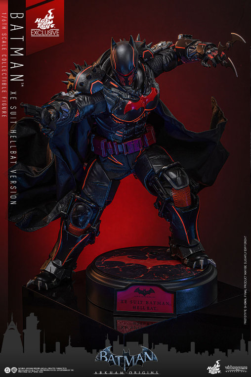 Batman - Arkham Origins: Batman - XE Suit Hellbat Version, 1/6 Figur von Hot Toys