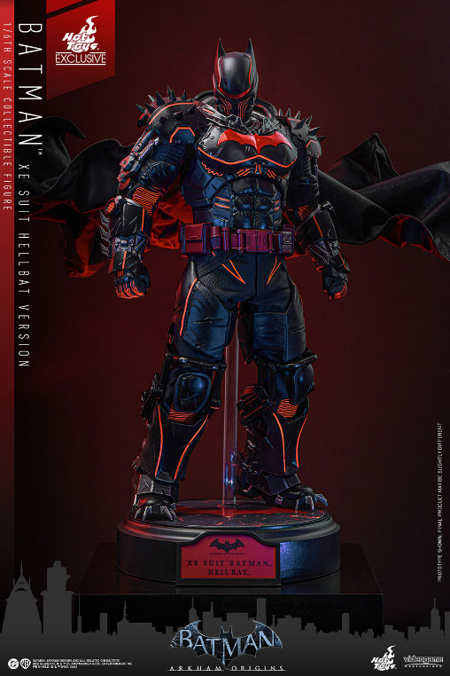 Batman - Arkham Origins: Batman - XE Suit Hellbat Version, 1/6 Figur von Hot Toys