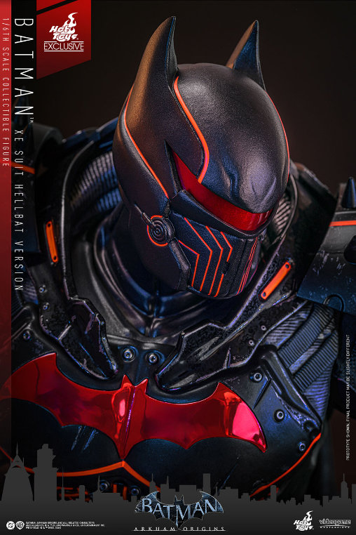 Batman - Arkham Origins: Batman - XE Suit Hellbat Version, 1/6 Figur von Hot Toys