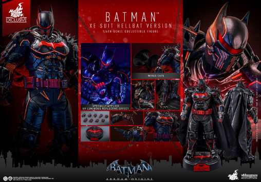 Batman - Arkham Origins: Batman - XE Suit Hellbat Version, 1/6 Figur von Hot Toys