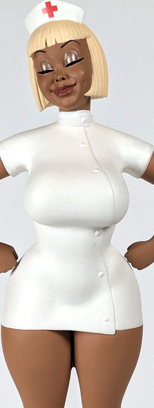 Booty Babes: Nurse, Statue von Spencer Davis