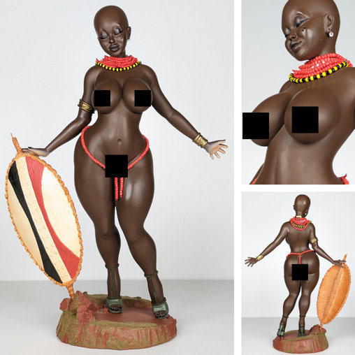 Booty Babes: Pride of the Masai, Statue