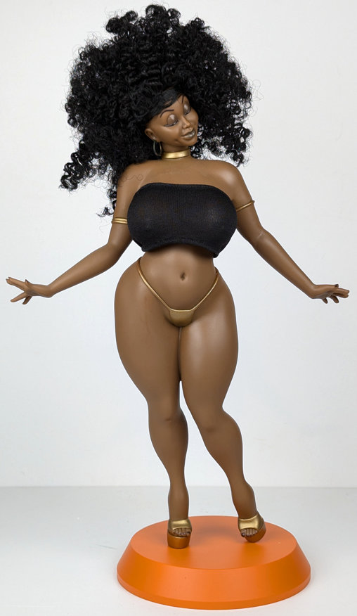 Booty Babes: Chocolate, Statue von Spencer Davis