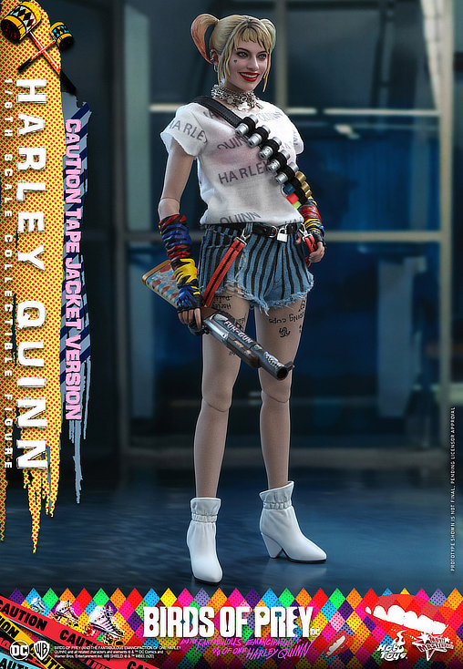 Birds of Prey: Harley Quinn - Caution Tape Jacket Version, 1/6 Figur von Hot Toys