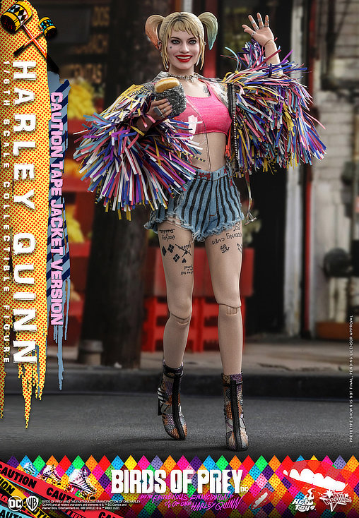 Birds of Prey: Harley Quinn - Caution Tape Jacket Version, 1/6 Figur von Hot Toys