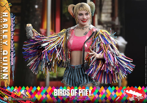 Birds of Prey: Harley Quinn - Caution Tape Jacket Version, 1/6 Figur von Hot Toys