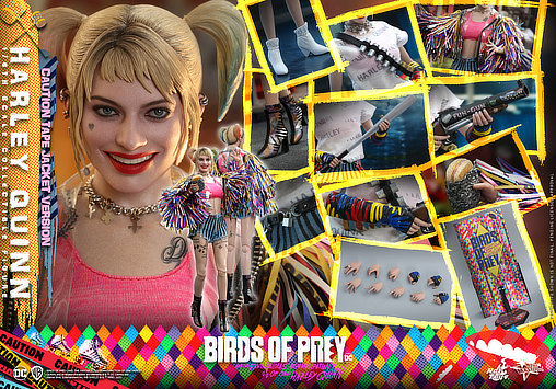 Birds of Prey: Harley Quinn - Caution Tape Jacket Version, 1/6 Figur von Hot Toys
