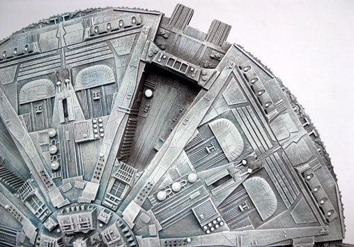 Battlestar Galactica: Cylon Base Star, Modell-Bausatz von Revell