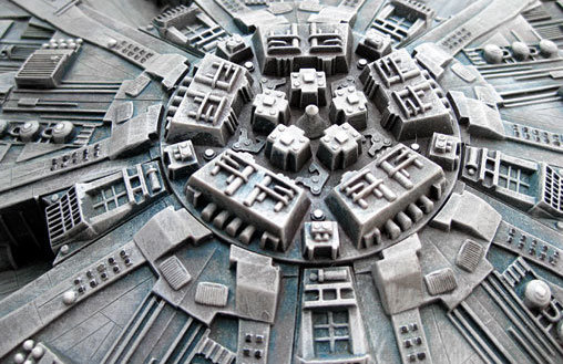 Battlestar Galactica: Cylon Base Star, Modell-Bausatz von Revell