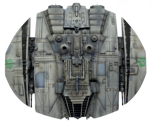Battlestar Galactica: Cylon Raider - Giant, Fertig-Modell ... https://spaceart.de/produkte/bsg004-battlestar-galactica-cylon-raider.giant-modell-spaceart.php