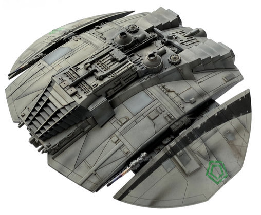 Battlestar Galactica: Cylon Raider - Giant, Fertig-Modell von SPACEart