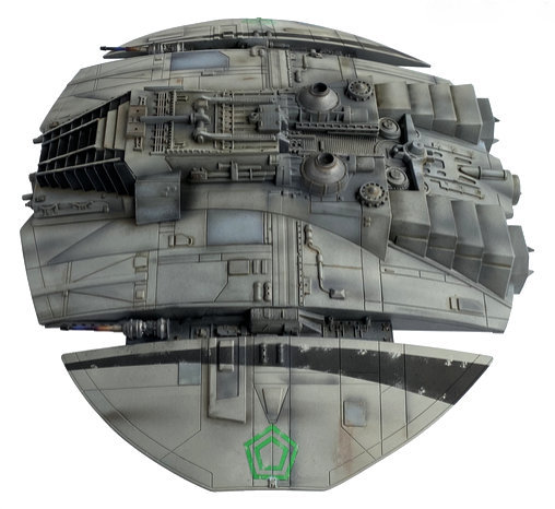 Battlestar Galactica: Cylon Raider - Giant, Fertig-Modell von SPACEart