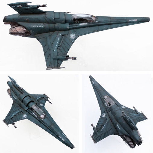 Battlestar Galactica: Colonial Viper MkVII, Fertig-Modell