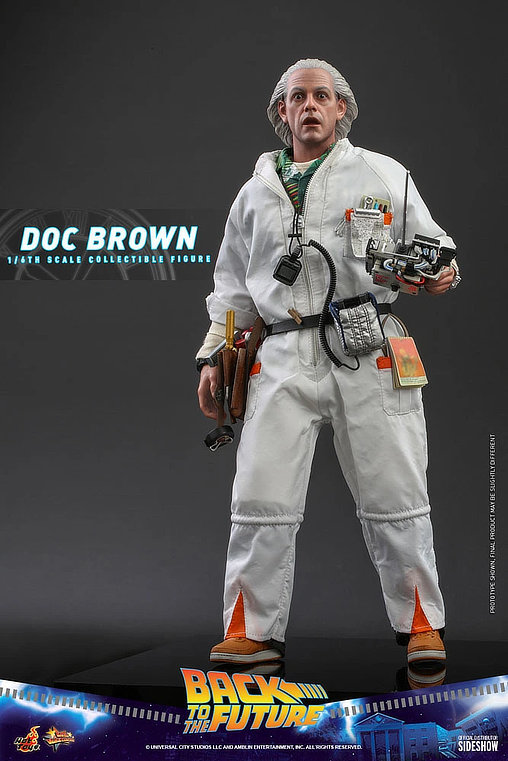 Zurück in die Zukunft: Dr. Emmett Brown, 1/6 Figur von Hot Toys