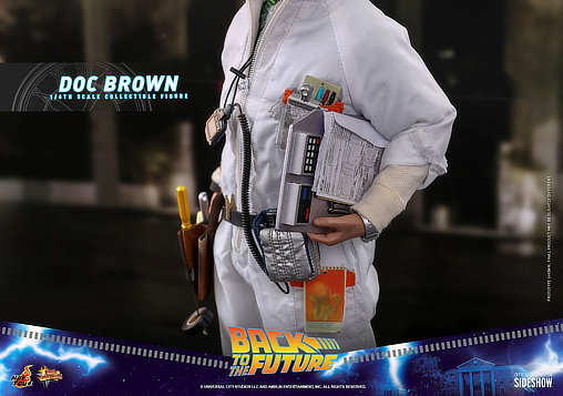 Zurück in die Zukunft: Dr. Emmett Brown, 1/6 Figur von Hot Toys