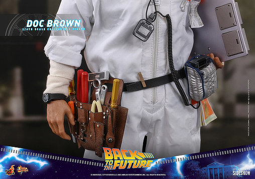 Zurück in die Zukunft: Dr. Emmett Brown, 1/6 Figur von Hot Toys