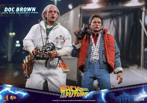 Zurück in die Zukunft: Dr. Emmett Brown, 1/6 Figur von Hot Toys