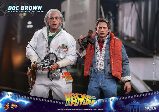 Zurück in die Zukunft: Dr. Emmett Brown, 1/6 Figur von Hot Toys