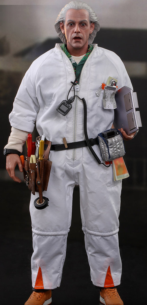 Zurück in die Zukunft: Dr. Emmett Brown, 1/6 Figur von Hot Toys