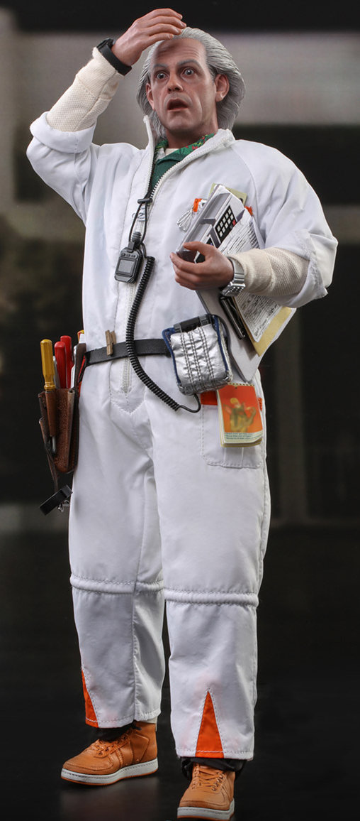 Zurück in die Zukunft: Dr. Emmett Brown, 1/6 Figur von Hot Toys