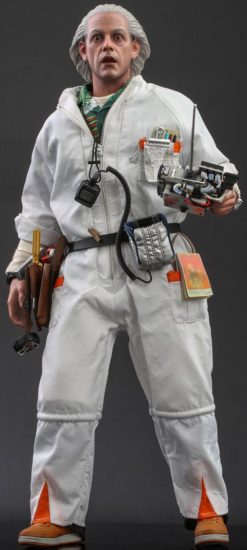 Zurück in die Zukunft: Dr. Emmett Brown, 1/6 Figur von Hot Toys