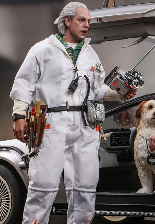 Zurück in die Zukunft: Dr. Emmett Brown, 1/6 Figur von Hot Toys