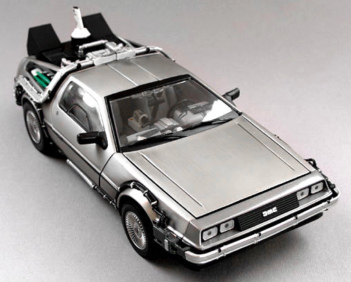 Zurück in die Zukunft 2: Delorean - Flug-Version, Fertig-Modell von Sun Star