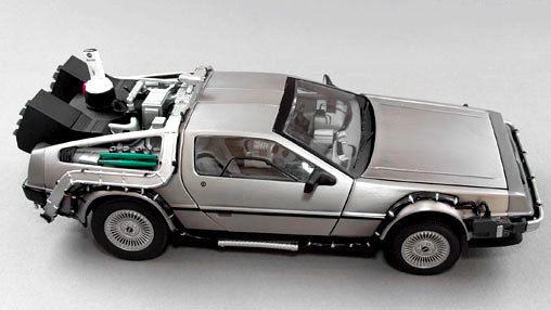 Zurück in die Zukunft 2: Delorean - Flug-Version, Fertig-Modell von Sun Star