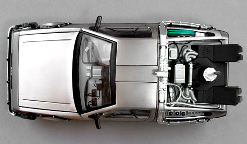 Zurück in die Zukunft 2: Delorean - Flug-Version, Fertig-Modell von Sun Star