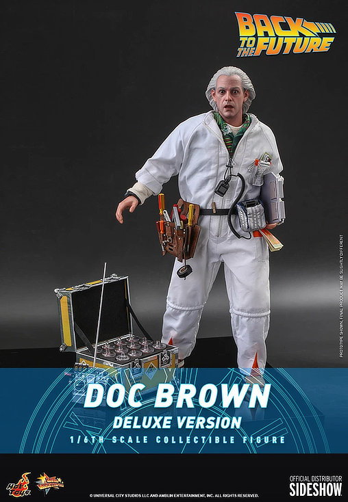 Zurück in die Zukunft: Dr. Emmett Brown - Deluxe, 1/6 Figur von Hot Toys