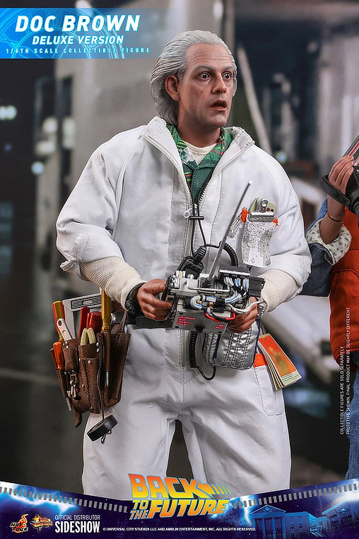 Zurück in die Zukunft: Dr. Emmett Brown - Deluxe, 1/6 Figur von Hot Toys