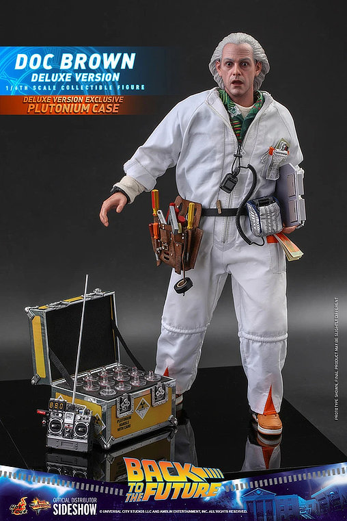 Zurück in die Zukunft: Dr. Emmett Brown - Deluxe, 1/6 Figur von Hot Toys