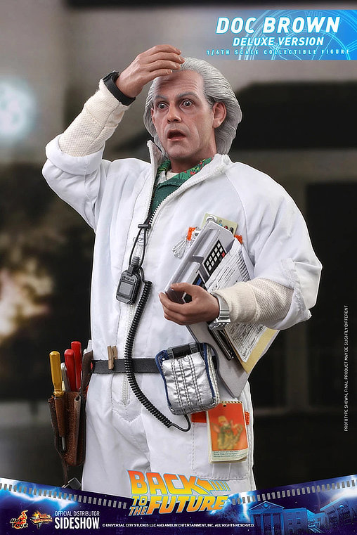 Zurück in die Zukunft: Dr. Emmett Brown - Deluxe, 1/6 Figur von Hot Toys