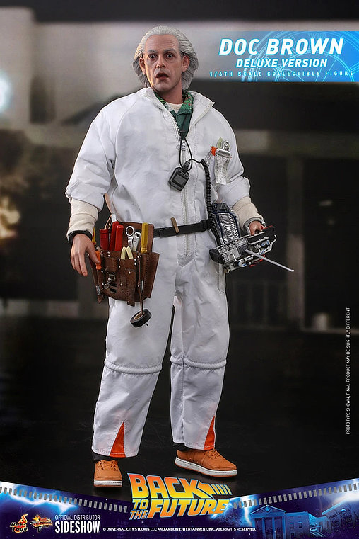 Zurück in die Zukunft: Dr. Emmett Brown - Deluxe, 1/6 Figur von Hot Toys