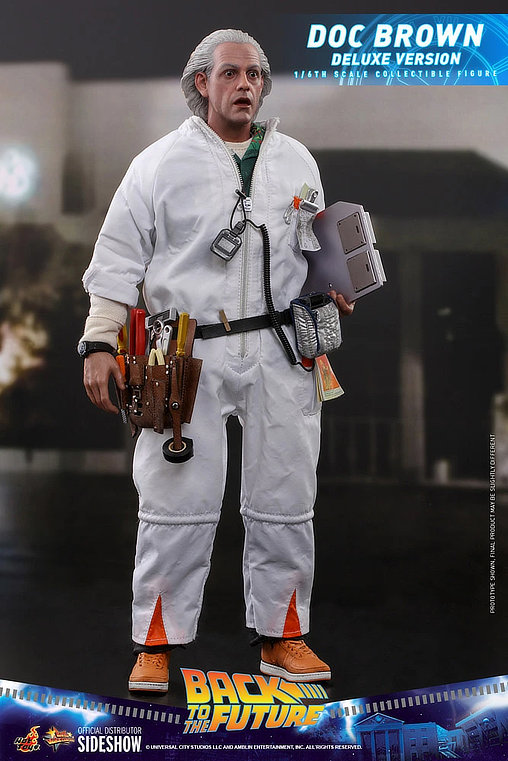 Zurück in die Zukunft: Dr. Emmett Brown - Deluxe, 1/6 Figur von Hot Toys