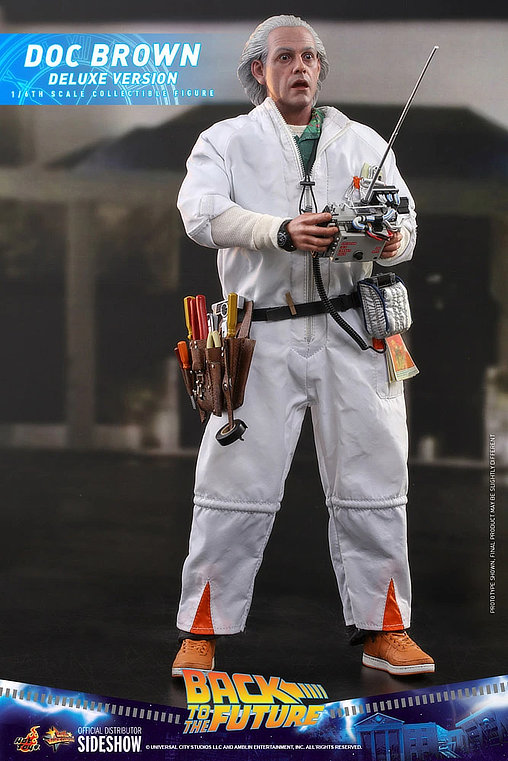 Zurück in die Zukunft: Dr. Emmett Brown - Deluxe, 1/6 Figur von Hot Toys