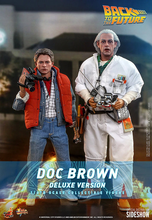Zurück in die Zukunft: Dr. Emmett Brown - Deluxe, 1/6 Figur von Hot Toys