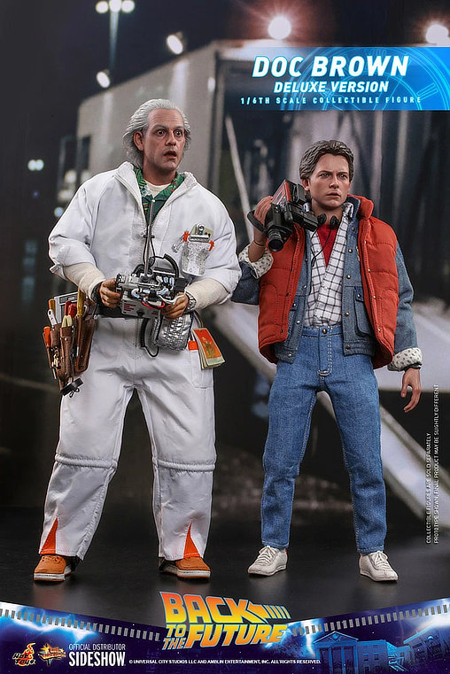 Zurück in die Zukunft: Dr. Emmett Brown - Deluxe, 1/6 Figur von Hot Toys
